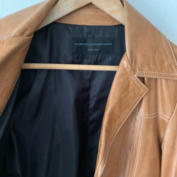 70s style made in Italy leather jacket size 46(S) - Picture 2 of 4